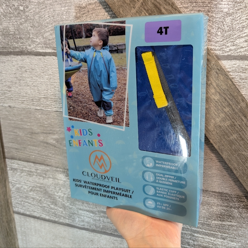 Toddler Muddy Buddy Playsuit - BLUE